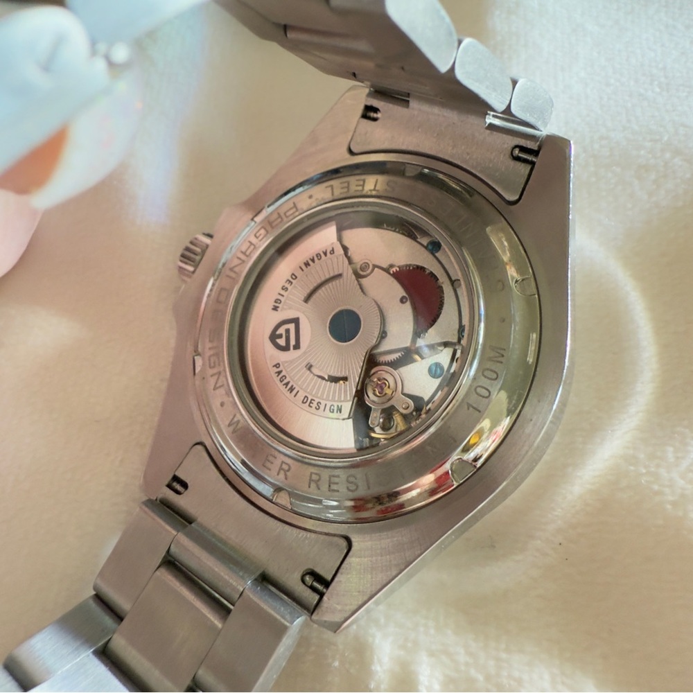 Paganini Design Man’s Watch PD-1682 GMT Grand Design Silver and White Watch - Picture 3 of 4